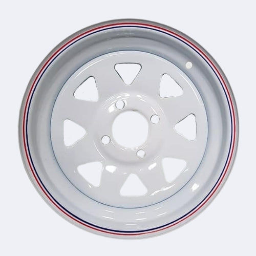 Llanta tipo americana blanca aro 13 4x100 CB68.5mm