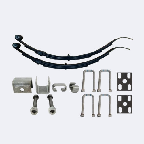 Paquete De Resorte 700kg + Abrazaderas + Kit Ensamblaje