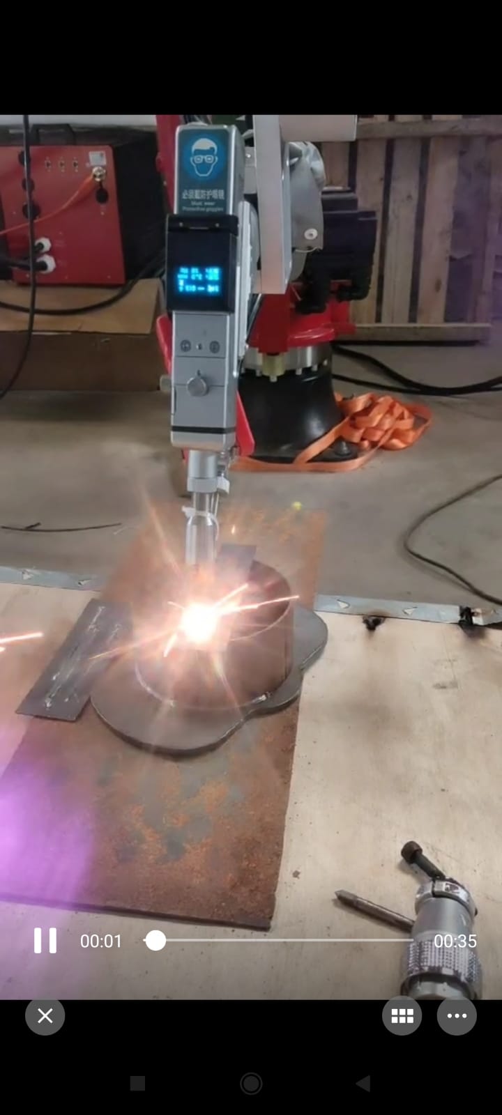 IMPORTACION ROBOT SOLDADOR LASER 2000w 3 en 1