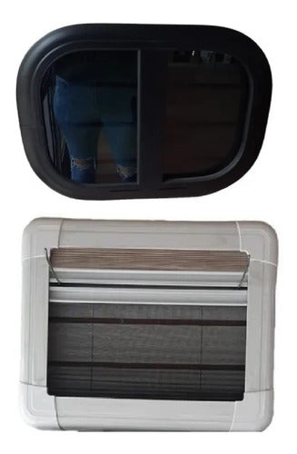 Ventanas Camper Casa Rodante Furgon Carros De Arrastre 38x60