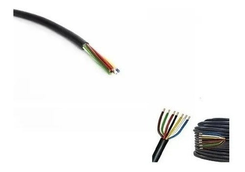 Cable 7 Polos Para Carro De Arrastre 8 Metros Eslingas