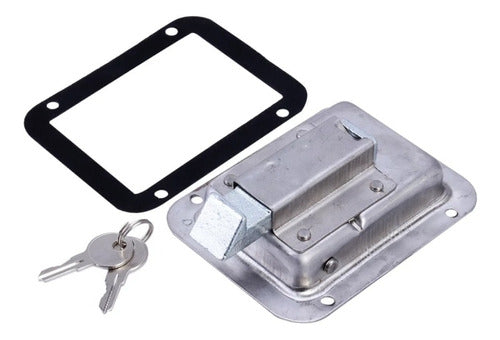 Chapa Con Llave Acero Inox Carro De Arrastre Casa Rodante