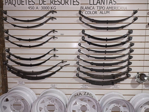 Paquete De Resorte 450kg Para Carro De Arrastre Enganche