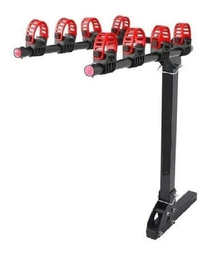 Portabicicletas Para 4 Bicicletas Enganche Americano