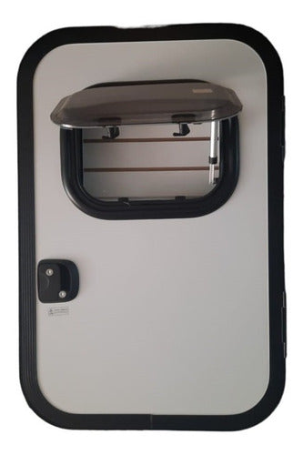 Puerta Minicamper, Black Out 622x956 Ventana Abatible