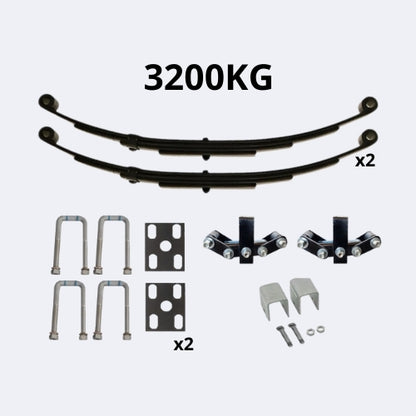 Kit paquete de resorte con Balancín 3200Kg