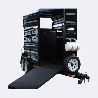 Carro De Arrastre Con Freno Para 2 Caballos  168x244 Util