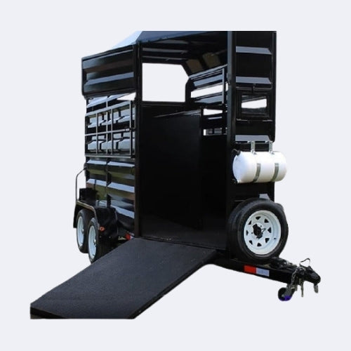 Carro De Arrastre Con Freno Para 2 Caballos  168x244 Util