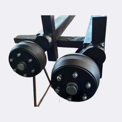 Eje con freno Inercial Piolas 1500kg 5x114.3 Sin Activador