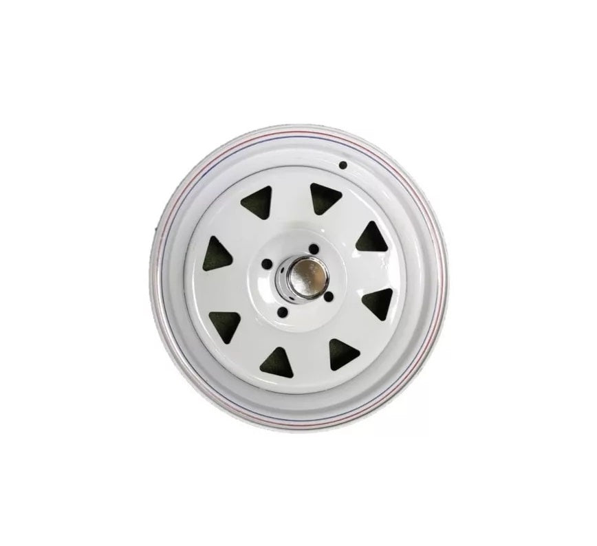Llanta tipo americana blanca aro 14 4x100 CB 68.5mm