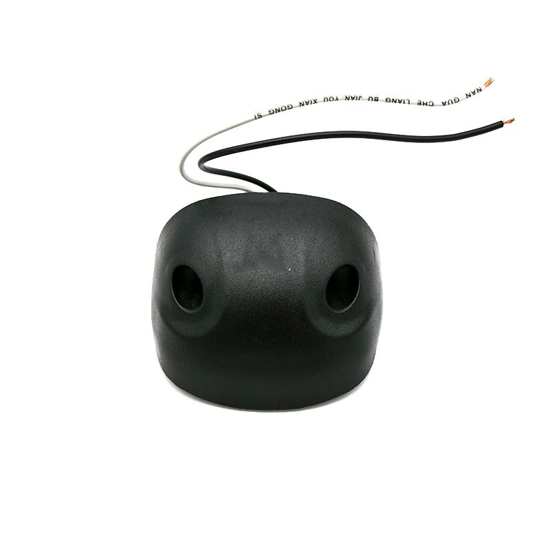 Farol Patente Ovalado Negro 6Led 12 y 24v