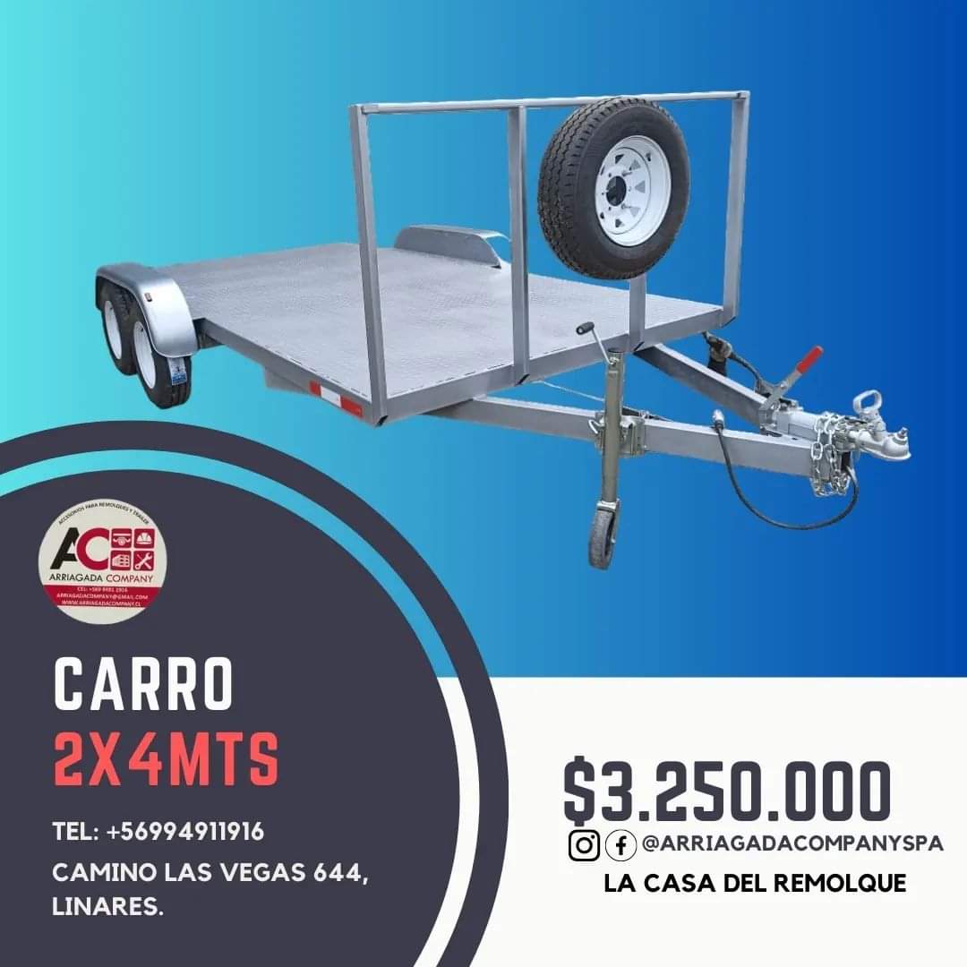 Carro de arrastre 4x2 MTS 3500kg