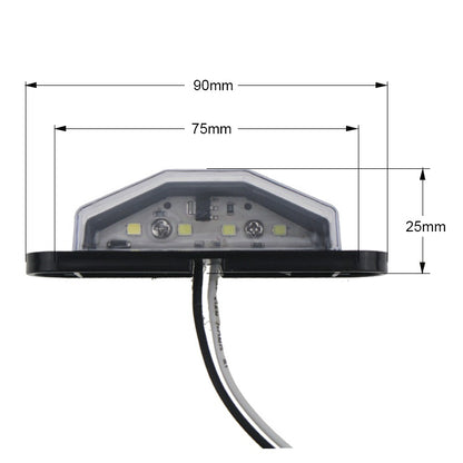 Farol Patente  4Led 12 y 24v