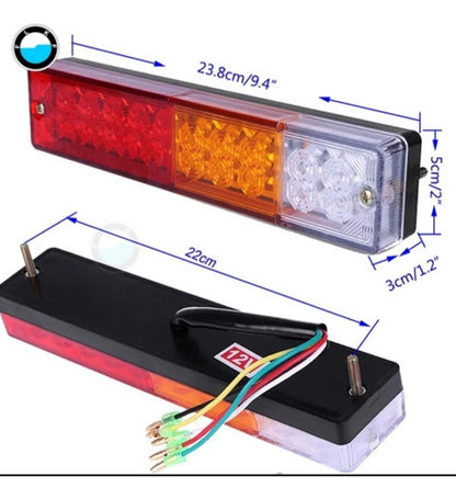 Luces Traseras Led (par) Tricolor + 2 Luces Patente