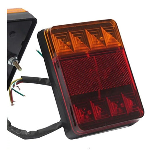 Farol Foco Trailer Con Luz Retroceso Carro Arrastre Eslinga