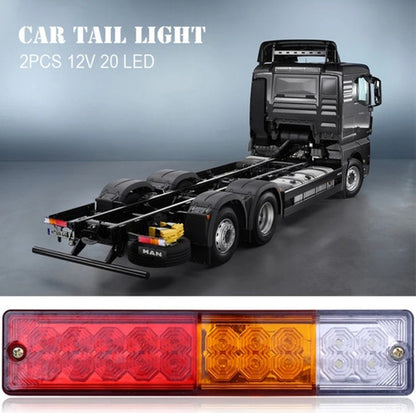 Luces Traseras Led (par) Tricolor + 2 Luces Patente