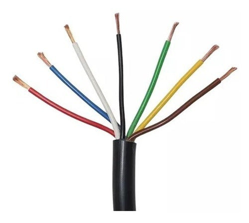 Cable 7 Polos Automotriz Múltiple Instalaciones ( 1 Metro)