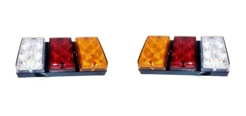 Farol Led Para Carro De Arrastre 12/24v (par) Envio Gratis