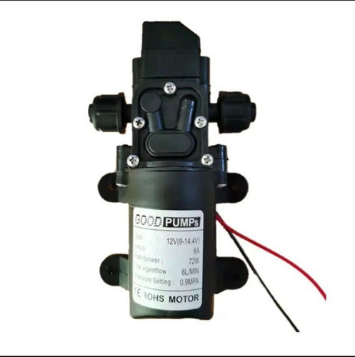 Bomba De Agua 12v 6 L Para Food Truck Carros De Arrastre