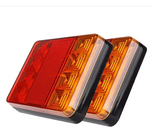 Farol Foco Trailer Con Luz Retroceso Carro Arrastre Eslinga