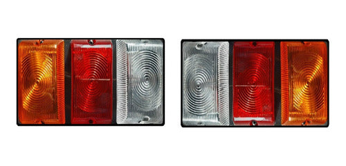 Foco Para Carro De Arrastre Luz Trasera Ampolleta Par