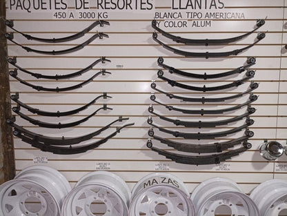 Paquete De Resorte 450kg Para Carro De Arrastre Enganche