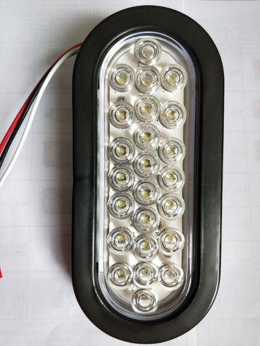 Farol Led Blanco 6 Pulgadas Ovalado Carro Arrastre Trailer