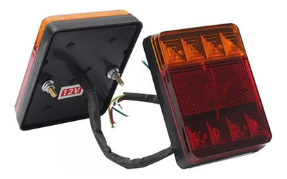 Farol Foco Trailer Con Luz Retroceso Carro Arrastre Eslinga